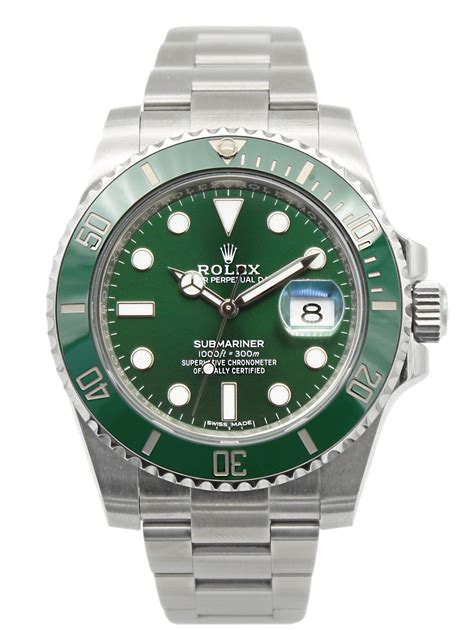 unworn rolex submariner hulk|rolex submariner hulk price.